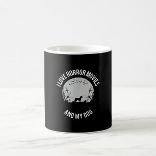 Ich Liebe Horror-Filme und mein Hundebesitzer von Kaffeetasse