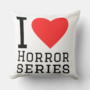 Ich liebe Horror-Serien  Kissen