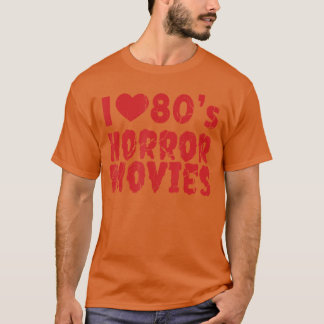 Ich liebe Horrorfilme der 80er Jahre Gruselige Hal T-Shirt