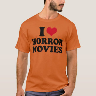 Ich liebe Horrorfilme vintage T-Shirt