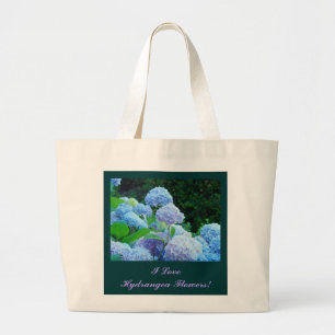 Ich liebe Hortensienblumen! Tote Bag Geschenke Fei Jumbo Stoffbeutel