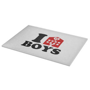 Ich liebe Hotelboys Schneidebrett