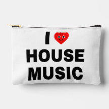 ICH LIEBE HOUSE MUSIC SCHWARZE SCHRIFTARTEN