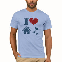 Ich liebe House-Musik Vintage T-Shirt | Musikgesch