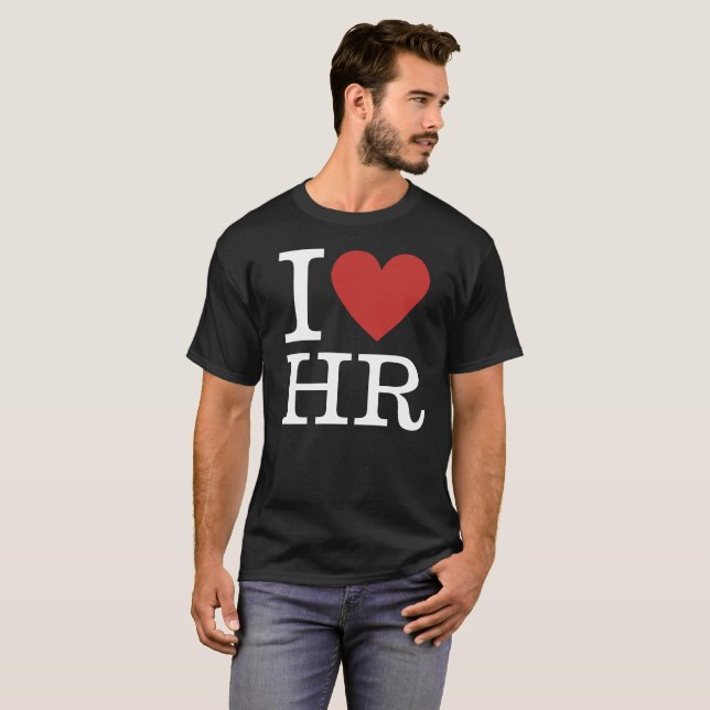 Ich ❤️ Liebe HR Custom Men T-Shirt (Vorne ganz)