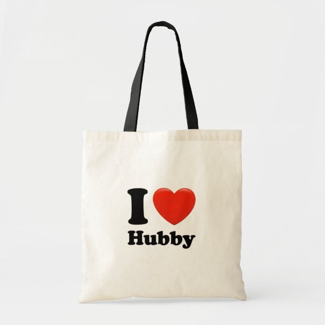 Ich Liebe hubby. Tragetasche (Vorne)
