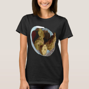 Ich Liebe Hühner, besonders wenn Fried Chicke T-Shirt