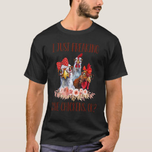 Ich liebe Hühner einfach über alles  Landwirt Land T-Shirt