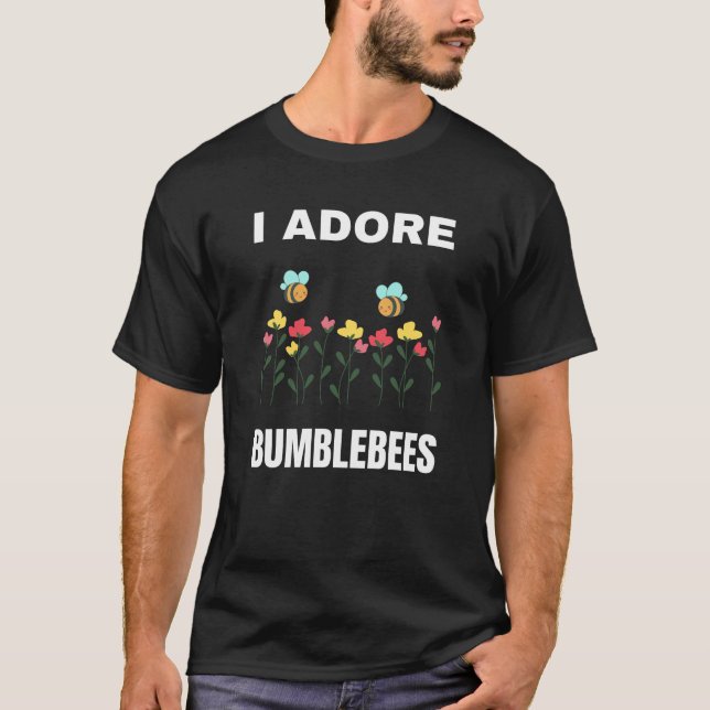 Ich liebe Hummeln T-Shirt (Vorderseite)