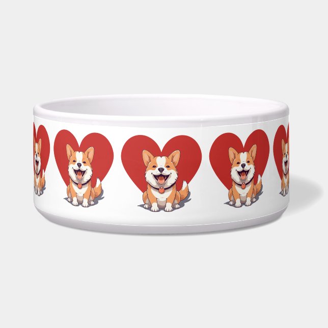 Ich liebe Hunde Napf (Vorderseite)