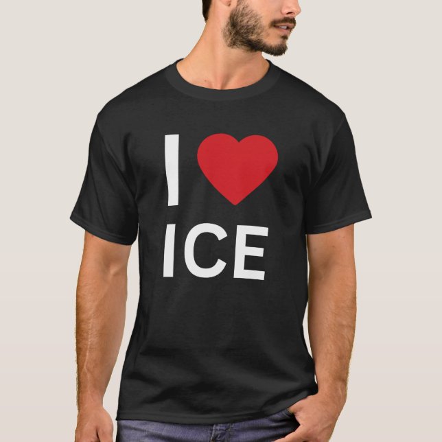 Ich liebe ICE Tee Patriotischer Konservativer  (Vorderseite)