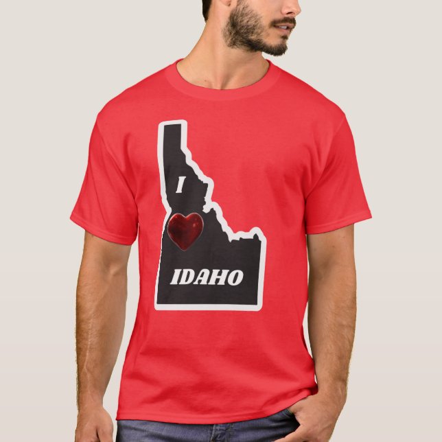 Ich liebe Idaho 1 T-Shirt (Vorderseite)