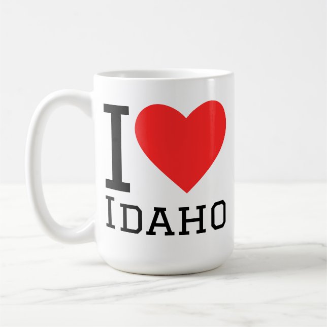 Ich liebe Idaho Kaffeetasse (Links)