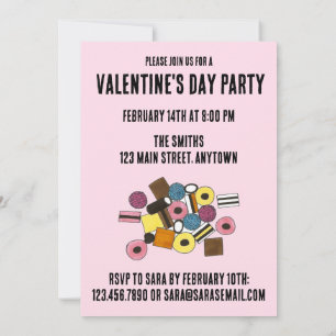 Ich Liebe Ihnen Allerwelten des Valentinstag-Party Einladung