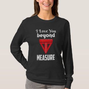 Ich Liebe Ihnen ein modernes Grafikdesign T-Shirt