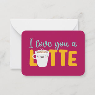 Ich Liebe Ihnen einen letzten lustigen Pun Niedlic Mitteilungskarte