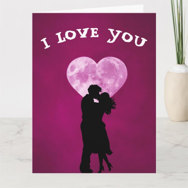 ICH LIEBE IHNEN ROMANTISCHE KARTE (Vorderseite)