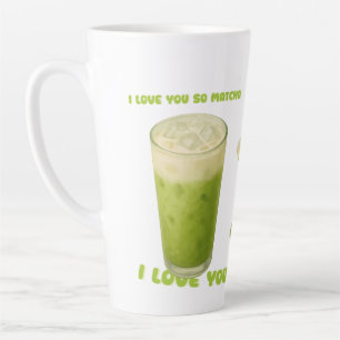 ICH LIEBE IHNEN SO MATCHA, MATCHA GREEN TEA-LIEBE MILCHTASSE