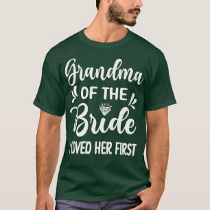 Ich liebe ihr erstes Oma der Bride Bridal Show T-Shirt