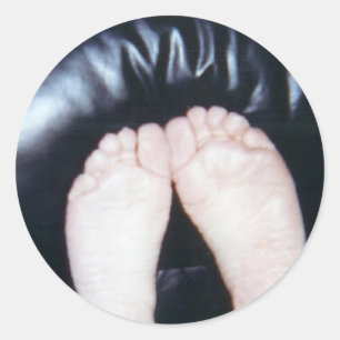 ICH LIEBE IHR FEET RUNDER AUFKLEBER