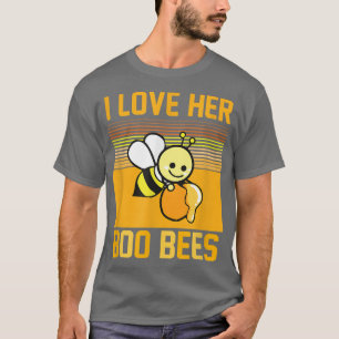 Ich Liebe ihre Boo-Bienen Candy Honey Halloween-Ko T-Shirt