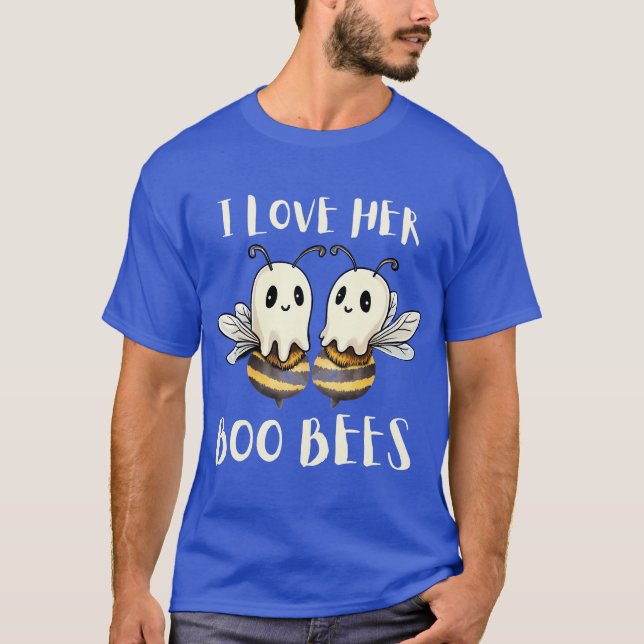 Ich Liebe ihre Boobienen Funny Halloween-Saison T-Shirt (Vorderseite)