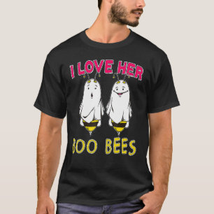 Ich Liebe ihre Boobienen lustige erwachsene Paare  T-Shirt