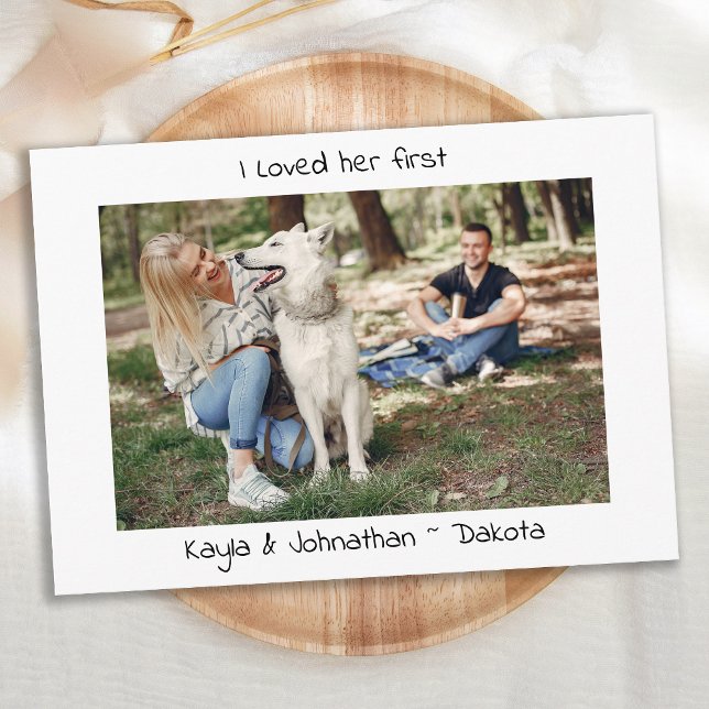 Ich liebe ihre erste - moderne Niedliche Einfache  Save The Date (Von Creator hochgeladen)