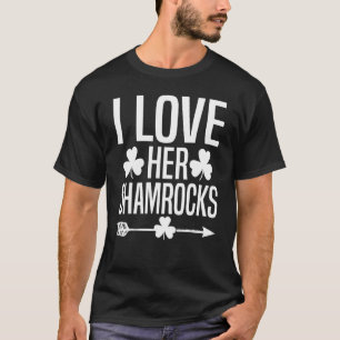 Ich Liebe Ihre Kleeblätter St Patricks Day Paare i T-Shirt