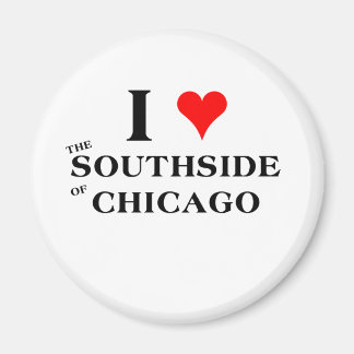 Ich Liebe im Süden Chicagos Magnet