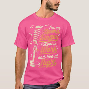 Ich Liebe, in der Nacht zu arbeiten und zu leben V T-Shirt