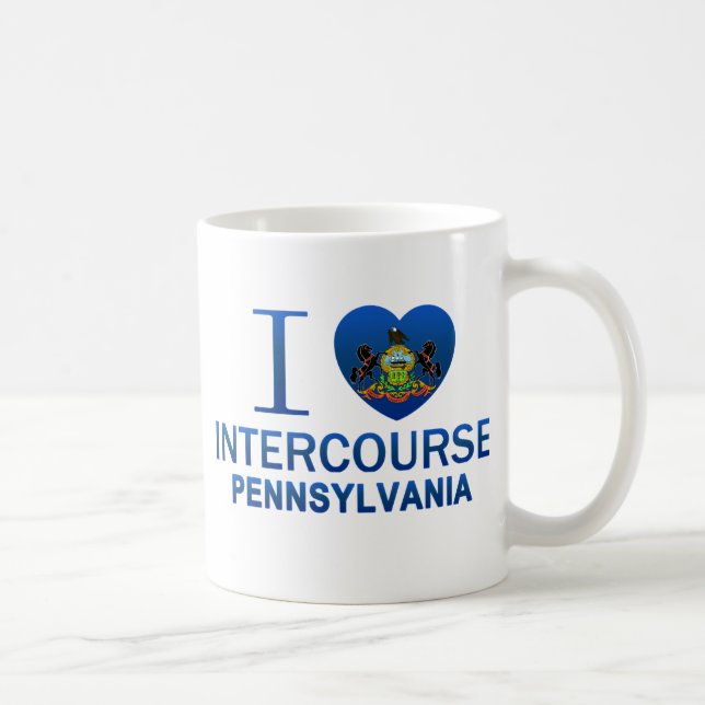 Ich liebe Intercourse, PA Tasse (Rechts)