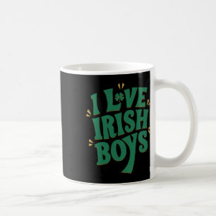 Ich liebe irische Jungen Ich Herz irische Jungen L Kaffeetasse