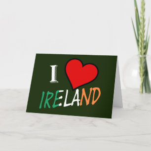 Ich liebe Irland Overlay gct Karte
