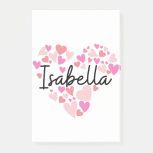 Ich liebe Isabella Post-it Klebezettel