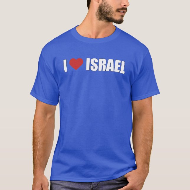 Ich Liebe Israel, ich liebe Israel T-Shirt (Vorderseite)
