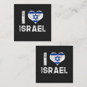 Ich liebe Israel Mitteilungskarte