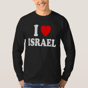 Ich liebe Israel Reise Tourismus Zuhause Nationali T-Shirt