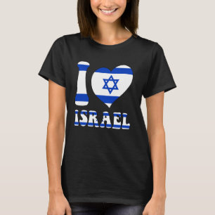 Ich Liebe Israel stolz auf israelische Flagge zu h T-Shirt