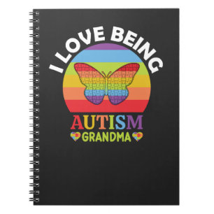 Ich Liebe ist Autismus Oma, Geschenk Autismus Oma Notizblock