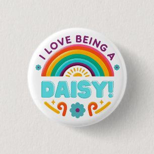 Ich Liebe ist ein Daisy Girl Scouting Button