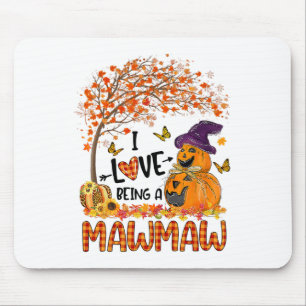 Ich Liebe ist ein Mawmaw Fall Pumpkin Halloween Co Mousepad