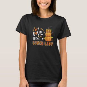 Ich Liebe ist eine Dame Halloween Pumkin Costum T-Shirt