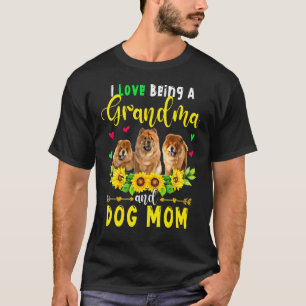 Ich Liebe ist eine Oma und Hunde Mama Chow Chow Hu T-Shirt