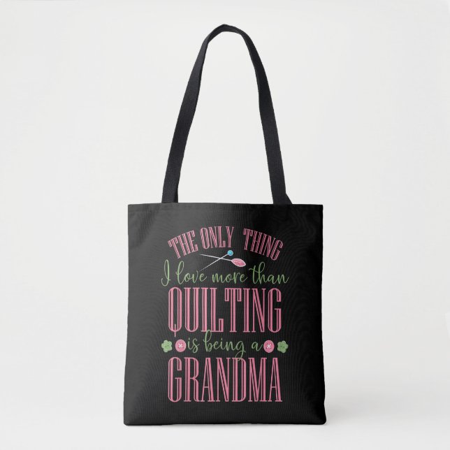 Ich Liebe ist mehr als Quilting Oma. (Vorderseite)