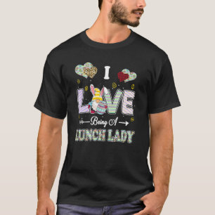 Ich Liebe ist Mittag Lady Osterlehrer T-Shirt