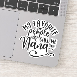 Ich Liebe ist Oma Aufkleber