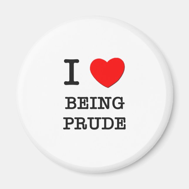 Ich Liebe ist rude Magnet (Vorne)