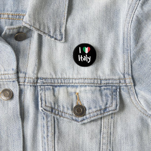 Ich liebe Italien Button