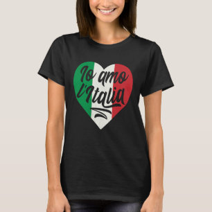 Ich liebe Italien Herz Italien Land Italienische T-Shirt